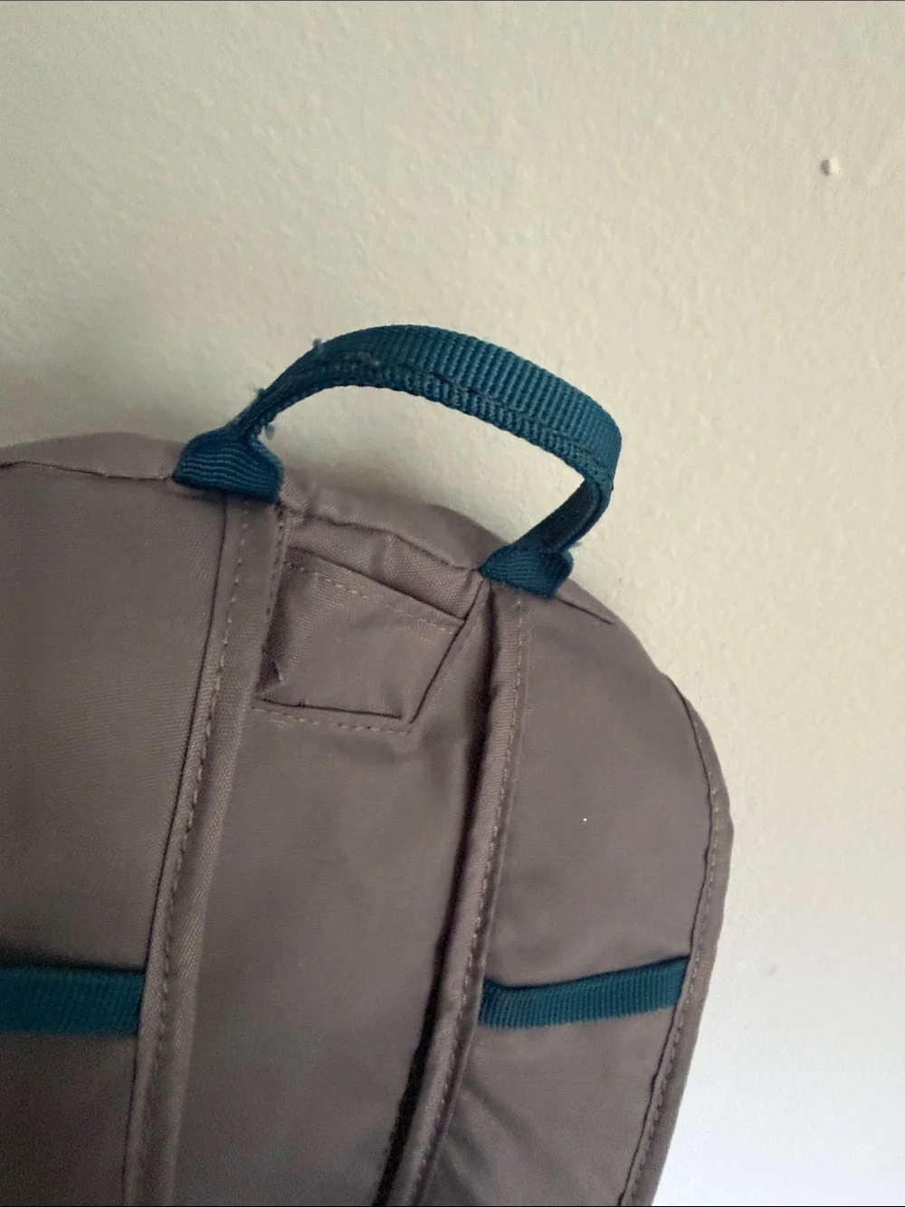 Ozark Trail Gray Backpack with Teal Accent Straps